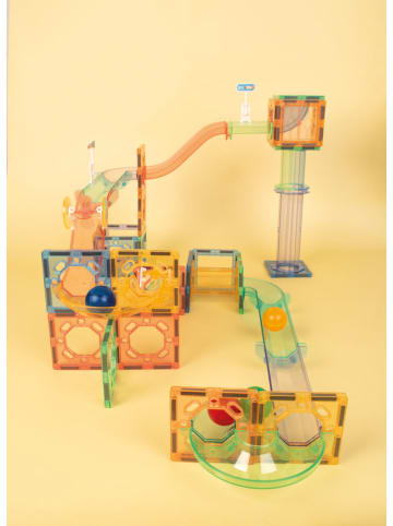 Playbox 91tlg. Magnetische Bausteine-Set "Ball Track" - ab 3 Jahren