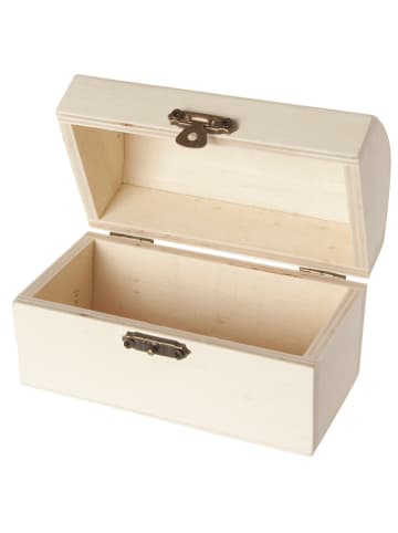 SUNNYSUE Holzkiste "Piratenschatz" - (L)12 x (B)6,5 x (H)7 cm - ab 3 Jahren