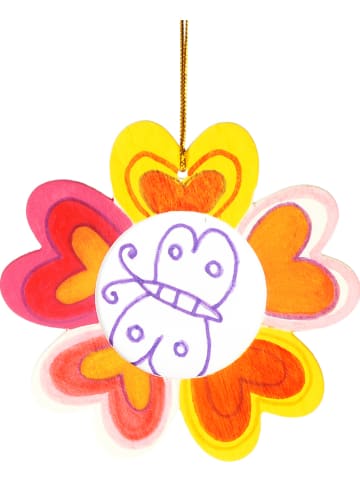 SUNNYSUE 6-delige fotolijstenset "Bloem" naturel