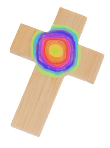 SUNNYSUE Krzyże drewniane (10 szt.) w kolorze jasnobrązowym