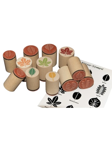 SUNNYSUE 12tlg. Stempelset "Blätter groß" - ab 3 Jahren