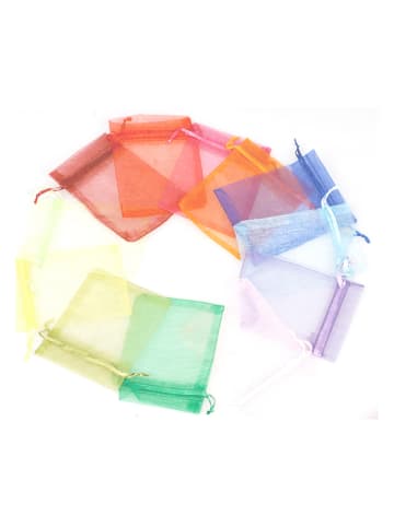 SUNNYSUE Organzasäckchen "Regenbogen" in Bunt - 12 Stück