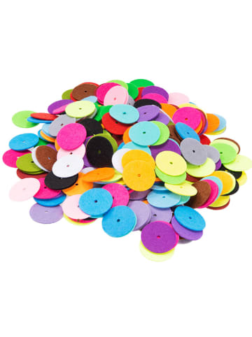 SUNNYSUE Viltschijfjes meerkleurig - 288 stuks