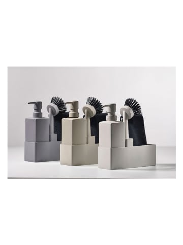 Zone Denmark Organizer w kolorze szarym do mycia naczyń - 19 x 20,5 x 6 cm