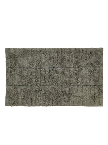 Zone Denmark Badvorleger "Tiles" in Khaki - (L)80 x (B)50 cm