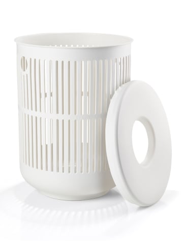 Zone Denmark Wäschekorb "Ume" in Weiß - (H)54 x Ø 40 cm