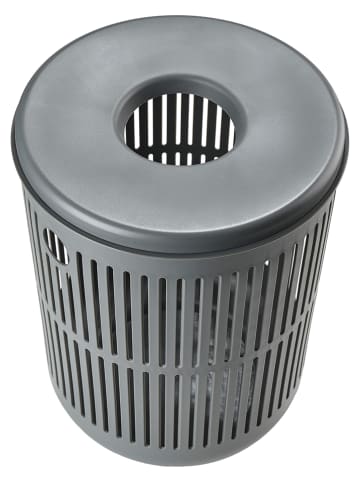 Zone Denmark Wasmand "Ume" grijs - (H)55 x Ø 41 cm