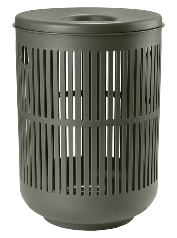 Zone Denmark Wasmand "Ume" olijfgroen - (H)55 x Ø 41 cm