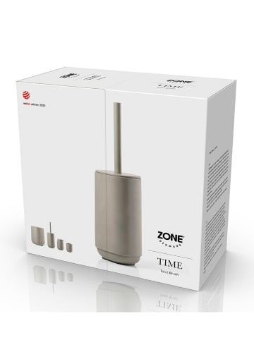 Zone Denmark Toiletborstelgarnituur "Time" beige - (H)36 cm