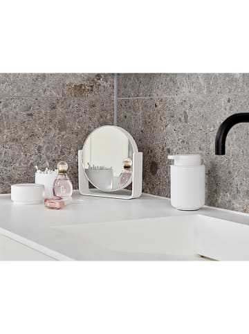 Zone Denmark Tischspiegel "Ume" in Weiß - (B)19 x (H)19,5 x (T)4 cm