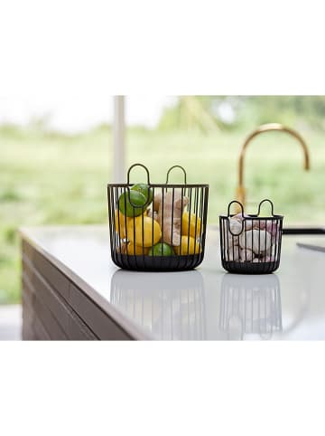 Zone Denmark Kosz "Inu" w kolorze czarnym - wys. 13,5 x Ø 10,5 cm