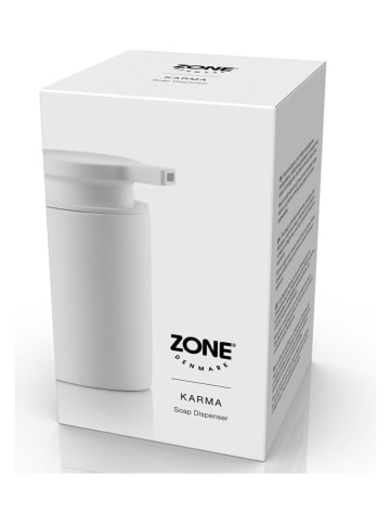 Zone Denmark Dozownik mydła "Karma" w kolorze białym - 250 ml