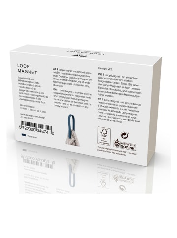 Zone Denmark Uchwyty (2 szt.) w kolorze niebieskim na ręczniki