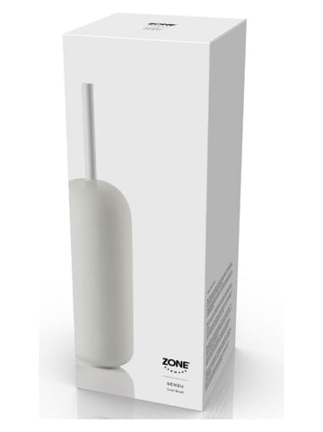 Zone Denmark Toiletborstel "Sensu White" wit - (H)41 cm x Ø 11,8 cm