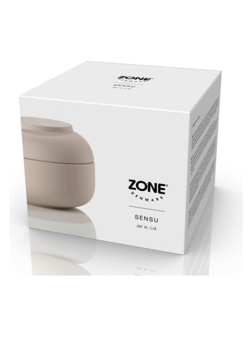 Zone Denmark Pojemnik "Sensu" w kolorze beżowym - wys. 7,5 x Ø 10 cm