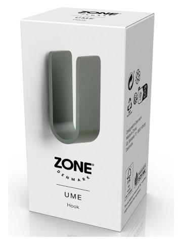 Zone Denmark Wandhaken "Ume" in Khaki - (B)8 x (H)35 cm