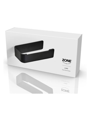 Zone Denmark Toilettenpapierhalter "Ume" in Schwarz - (L)16,4 x (H)4 x (T)7,6 cm