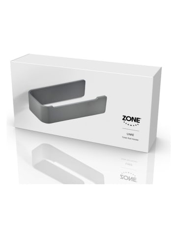 Zone Denmark Toilettenpapierhalter "Ume" in Grau - (L)16,4 x (H)4 x (T)7,6 cm