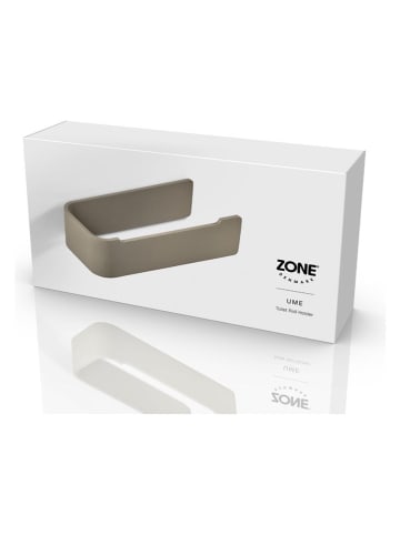 Zone Denmark Toiletrolhouder "Ume" taupe - (L)16,4 x (H)4 x (D)7,6 cm