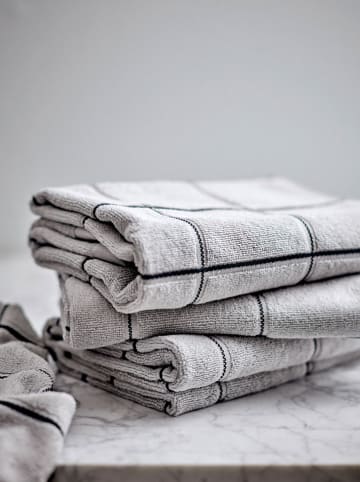 SÖDAHL Ręcznik "Vista Cloud Grey" w kolorze szarym do rąk - 100 x 50 cm