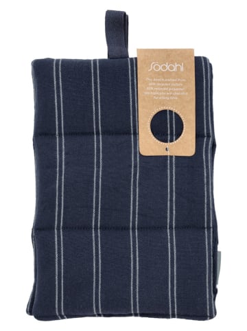 SÖDAHL 2-delige set: pannenlappen "Harmony" donkerblauw