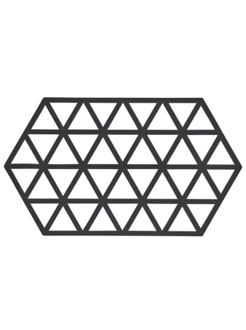 Zone Denmark Untersetzer "Triangle" in Schwarz - (L)24 x (B)14 cm
