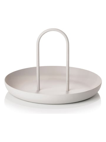 Zone Denmark Tablett "Singles" in Hellgrau - (H)13 x Ø 20 cm