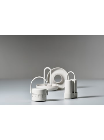 Zone Denmark Küchenwecker "Singles" in Hellgrau - (H)8,9 x Ø 5,4 cm