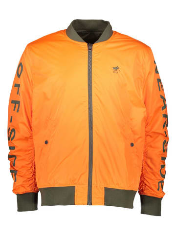 Polo Sylt Wende-Blouson in Khaki/ Orange