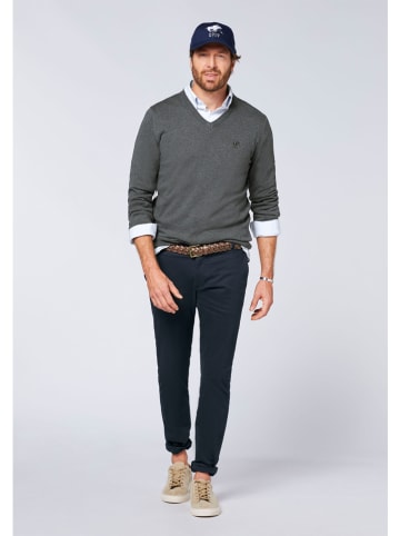 Polo Sylt Sweter w kolorze szarym