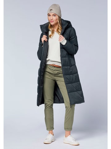 Polo Sylt Doorgestikte mantel donkerblauw