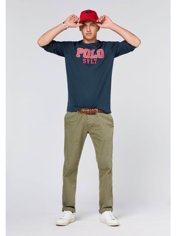 Polo Sylt Longsleeve in Dunkelblau