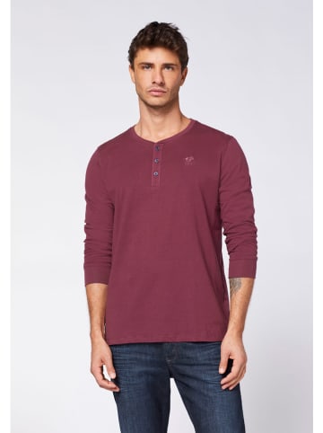 Polo Sylt Longsleeve bordeaux