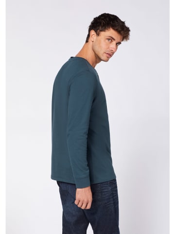 Polo Sylt Longsleeve in Dunkelblau