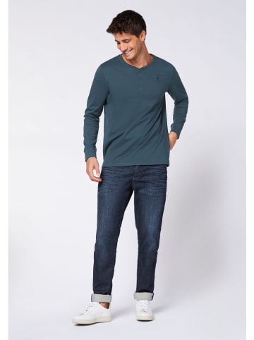 Polo Sylt Longsleeve in Dunkelblau