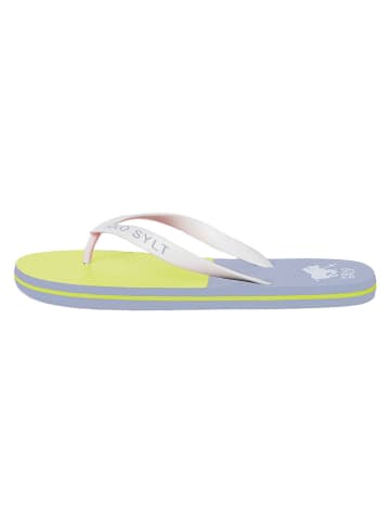 Polo Sylt Teenslippers geel/lichtblauw