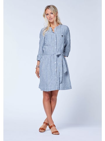 Polo Sylt Lniana sukienka w kolorze błękitnym