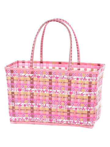 Overbeck and Friends Shopper "Wilma" in Rosa/ Pink - (B)43 x (H)28 x (T)23 cm