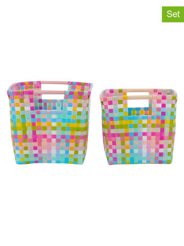 Overbeck and Friends Koszyki (2 szt.) "Tammy" ze wzorem