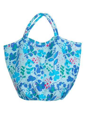 Overbeck and Friends Shopper "Viola" in Blau - (B)63 x (H)45 x (T)29 cm