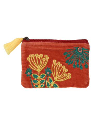 Overbeck and Friends Kosmetiktasche ''Hannah'' in Rot/ Gelb - (B)16 x (H)10 cm