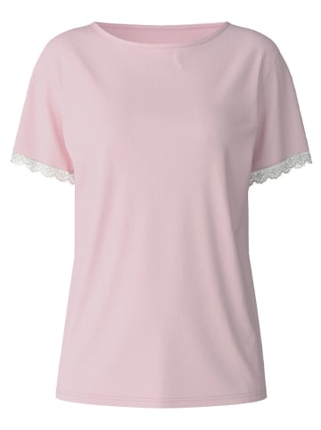 Calida Koszulka piżamowa w kolorze jasnoróżowym