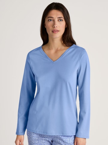 Calida Pyjama-Oberteil in Hellblau