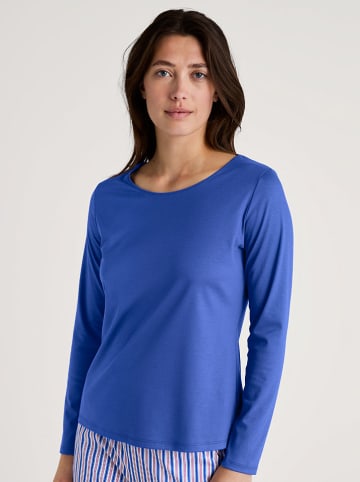 Calida Koszulka piżamowa w kolorze niebieskim
