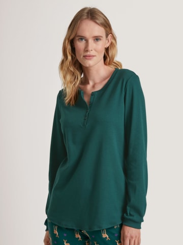 Calida Pyjama-Oberteil in Grün