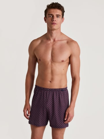Calida 2er-Set: Boxershorts in Lila/ Dunkelblau