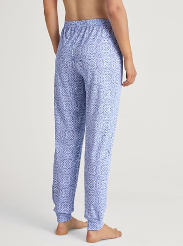 Calida Spodnie piżamowe w kolorze niebieskim