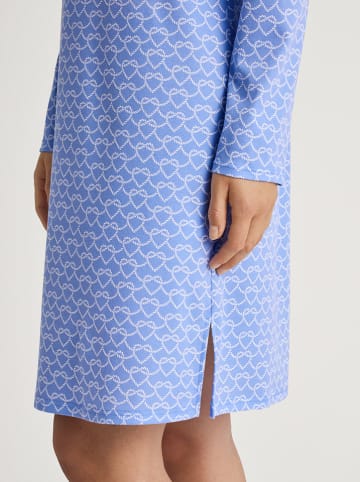 Calida Koszula nocna w kolorze błękitno-białym