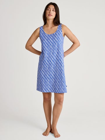 Calida Koszula nocna w kolorze niebiesko-białym