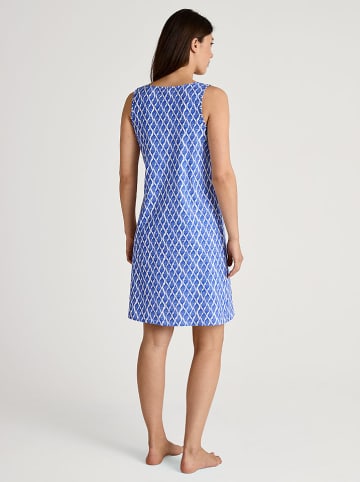 Calida Koszula nocna w kolorze niebiesko-białym